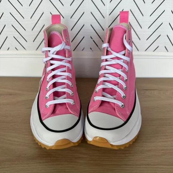 🤩Converse Size 8 Men's Shoes Run Star Hike Pop High Top Sneakers Pink A08735C🤩
