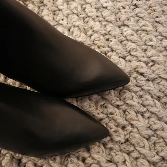 COPY - FORMENTINI Made In Italy Leather Pointy Boots Black | 39
