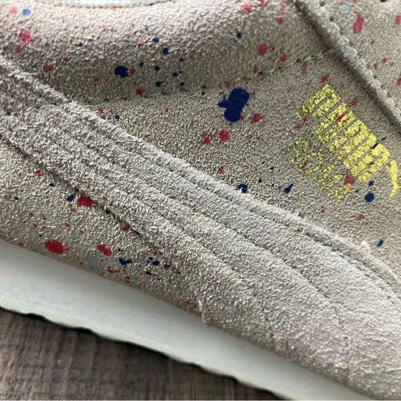 COPY - Mens Puma Roma Suede Classic Paint Splatter Sneakers Size 9
