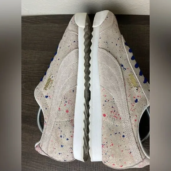 COPY - Mens Puma Roma Suede Classic Paint Splatter Sneakers Size 9