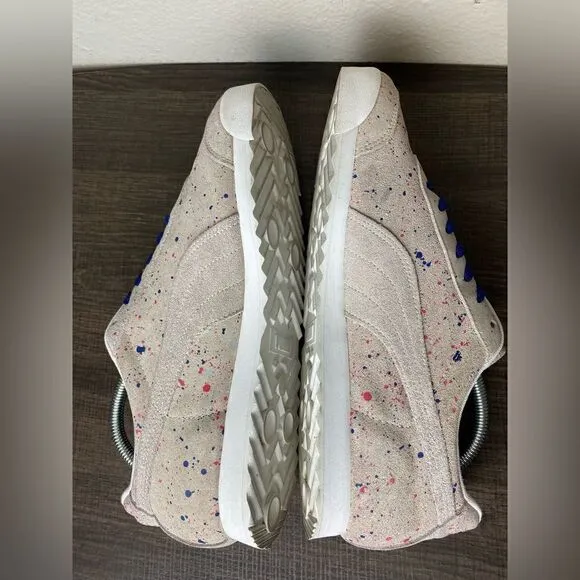 COPY - Mens Puma Roma Suede Classic Paint Splatter Sneakers Size 9