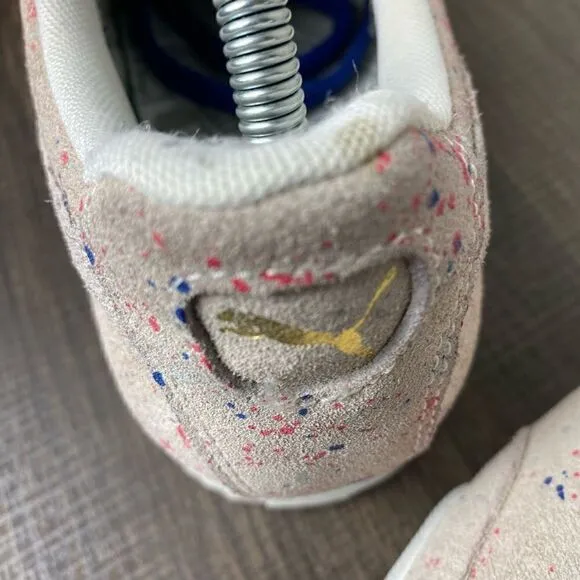 COPY - Mens Puma Roma Suede Classic Paint Splatter Sneakers Size 9