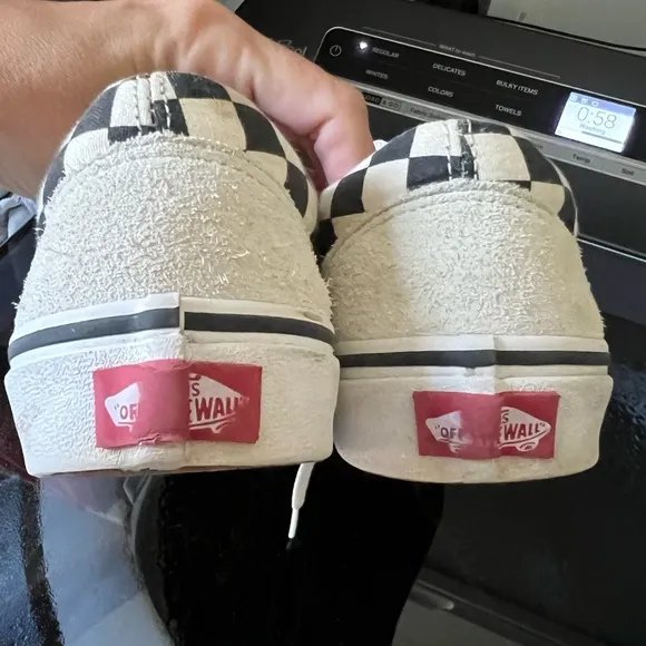 COPY - Vans old skool checkerboard sneakers unisex suede mens 5 womens 6.5 ex c…