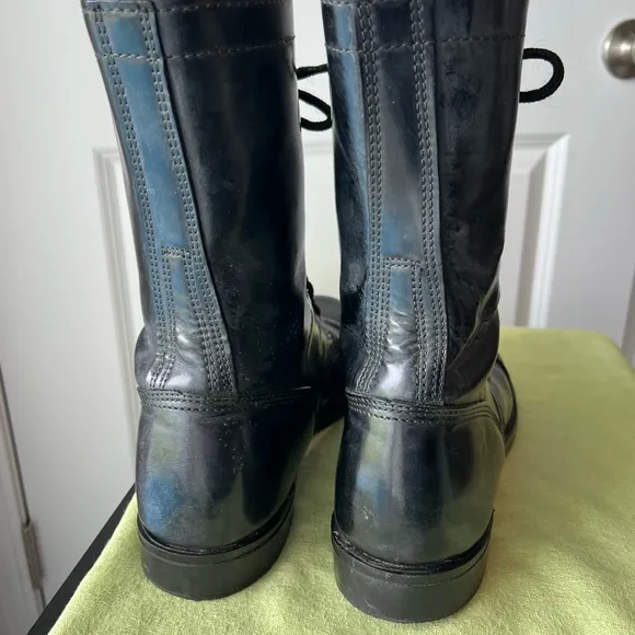 Corcoran Black Leather Men's 10” jump Boots. Size 12
