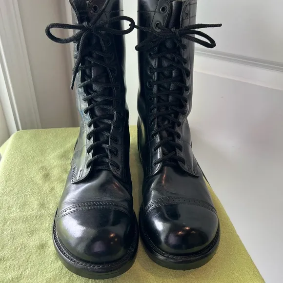 Corcoran Black Leather Men's 10” jump Boots. Size 12