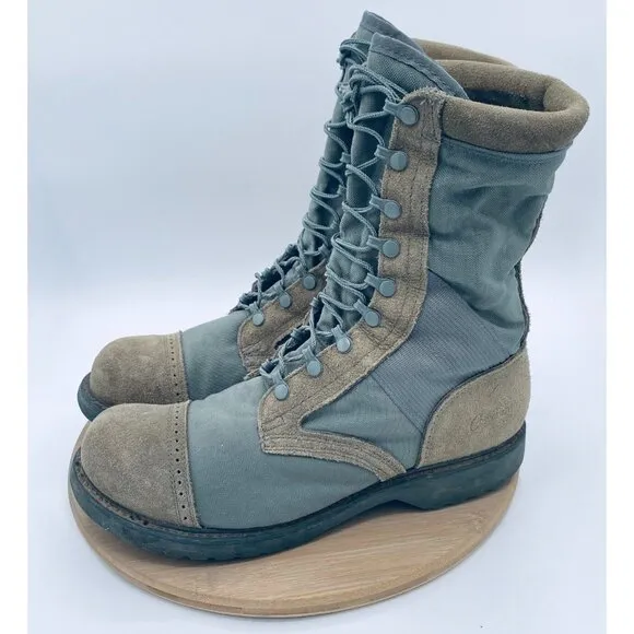 Corcoran Marauder Jump Boots Mens 11.5 EE Sage Green Suede Combat Military