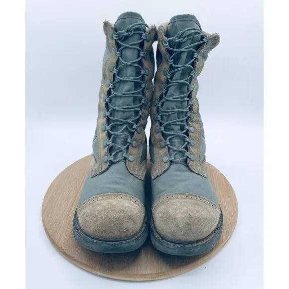 Corcoran Marauder Jump Boots Mens 11.5 EE Sage Green Suede Combat Military