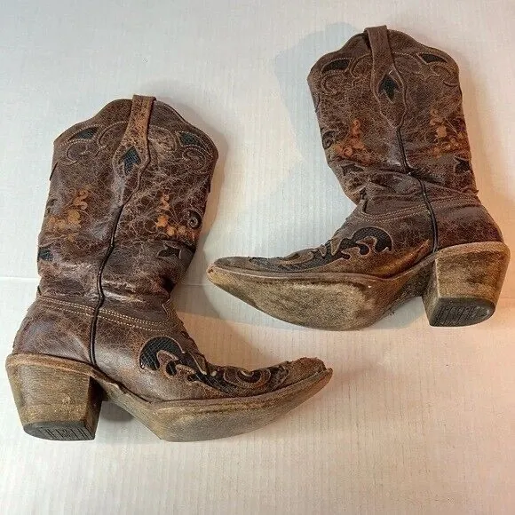 Corral Leather 7.5 M Western Boots