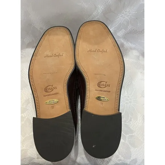 Cosani Classy Brown Leather Shoes Excellent Condition Size 11