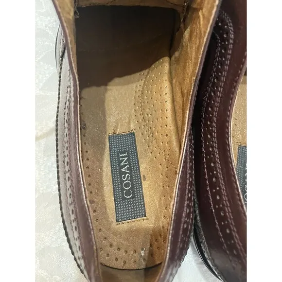 Cosani Classy Brown Leather Shoes Excellent Condition Size 11