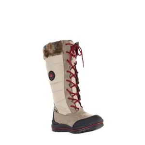 Cougar Canada Cream Beige Waterproof Lace-Up Tall Shaft Snow‎ Winter Boots 6