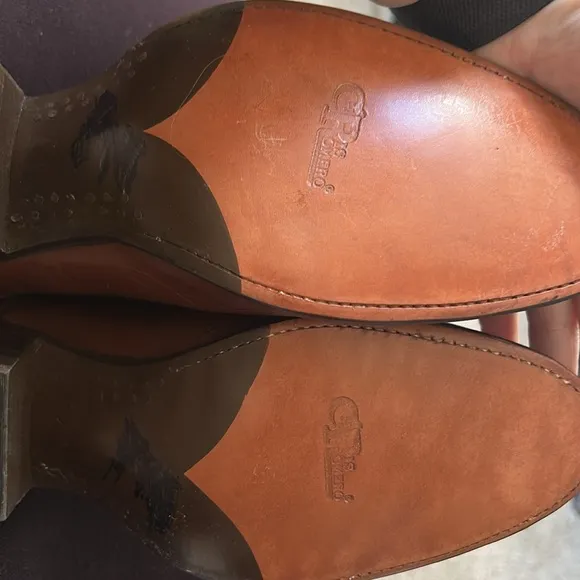 CRISTOBAL ROMERO  vtg Leather Western Cowboy brown handmade boots sz 9 NWT
