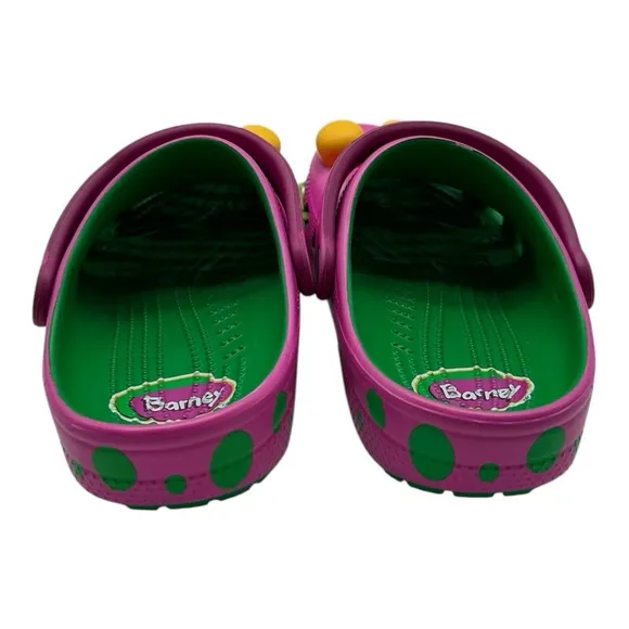 Crocs Barney Classic Clogs KIDS Size C 13 Slip On Shoes I Love You You Love Me