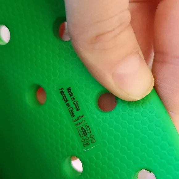 Crocs classic Crush rain platform boots green color