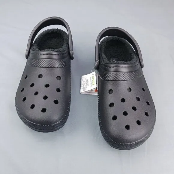 Crocs CLASSIC LINED Clog Comfortable Fur Slip On Men's Sizes 9-11 *New in Box*