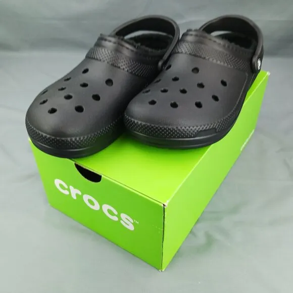 Crocs CLASSIC LINED Clog Comfortable Fur Slip On Men's Sizes 9-11 *New in Box*