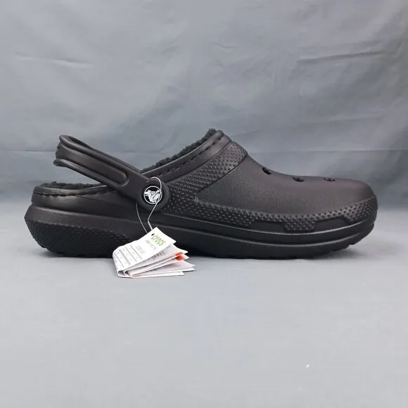 Crocs CLASSIC LINED Clog Comfortable Fur Slip On Men's Sizes 9-11 *New in Box*