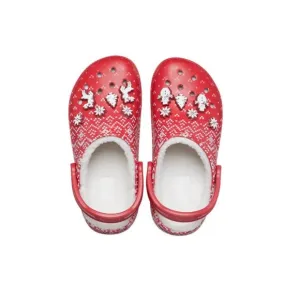 Crocs Classic‎ Lined Holiday Clogs, Christmas Shoes, Ugly Sweater, Women 8/Men 6
