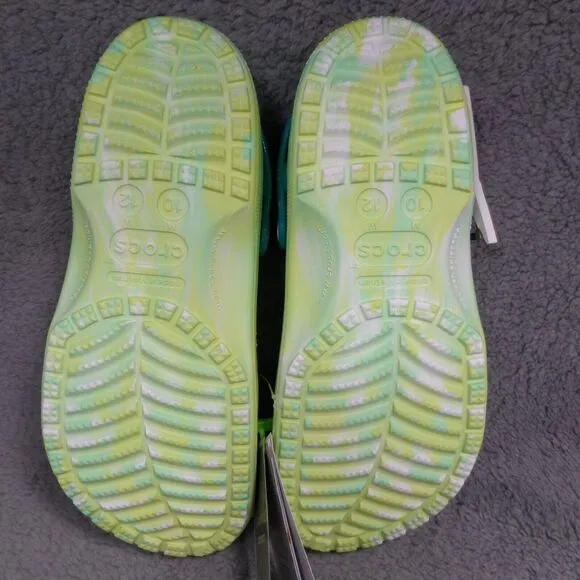 Crocs Classic Margaritaville Clogs Green Men's Size 10 Woman's Size 12 207369