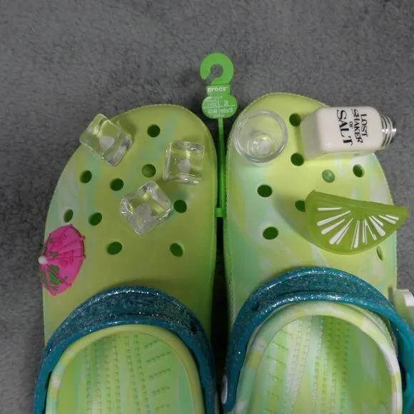 Crocs Classic Margaritaville Clogs Green Men's Size 10 Woman's Size 12 207369