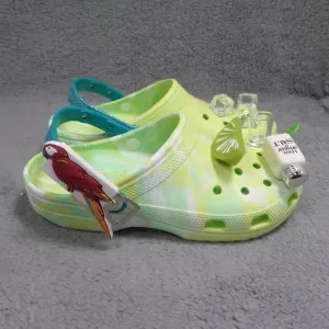 Crocs Classic Margaritaville Clogs Green Men's Size 10 Woman's Size 12 207369