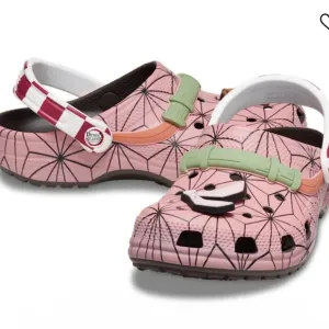 CROCS Demon Slayer Classic Clog Shoes (Nezuko) Size 11 Mens