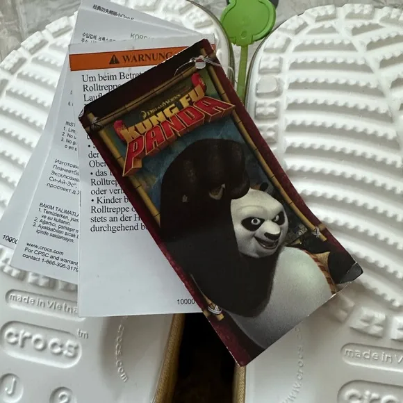 Crocs Kids' Kung Fu Panda Classic Clogs sandal shoes