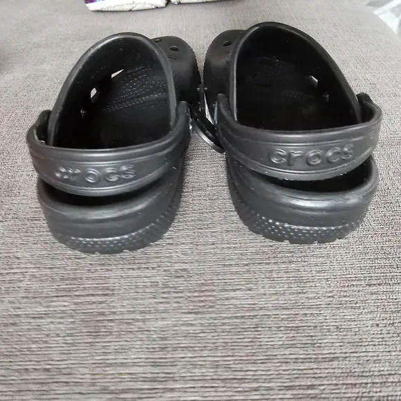 Crocs Kids' Toddler Black Classic Clog Shoes Size 9