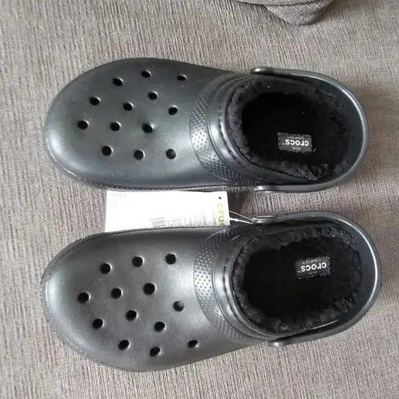 Crocs Kids' Toddler Black Classic Clog Shoes Size 9