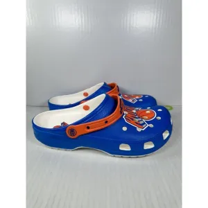 Crocs NBA New York Knicks Classic Clogs Mens Size 10 208862-100 Basketball NEW