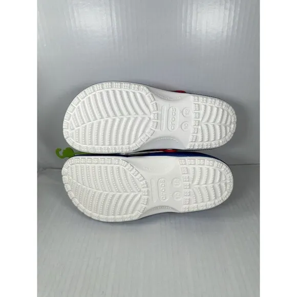 Crocs NBA Philadelphia 76ers Classic Clogs Mens Size 10 208901-100 BRAND NEW