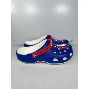 Crocs NBA Philadelphia 76ers Classic Clogs Mens Size 10 208901-100 BRAND NEW