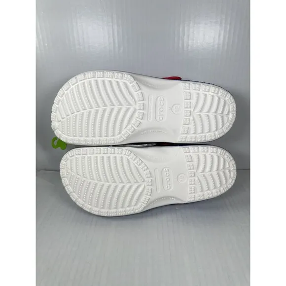 Crocs NBA Philadelphia 76ers Classic Clogs Mens Size 12 208901-100 BRAND NEW
