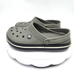 Crocs Shoes Junior 6 Crocband II Gray Clogs Charcoal