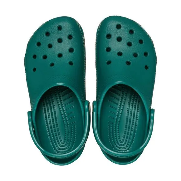 Crocs Classic 10001-302 Clogs Men's Emerald Green Slip On Comfort Shoes FD630