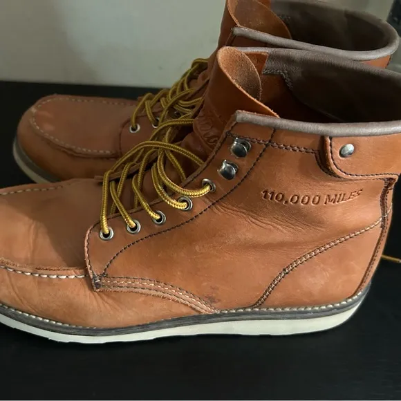 Cuero Men's Tan Leather Boots