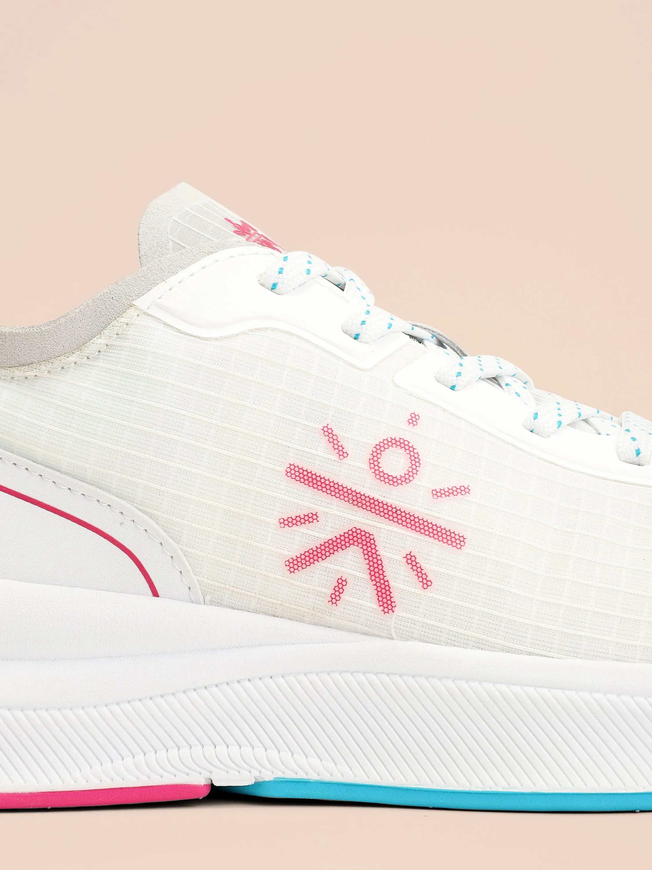 cult Flamingo Women Running Shoes - White/Red