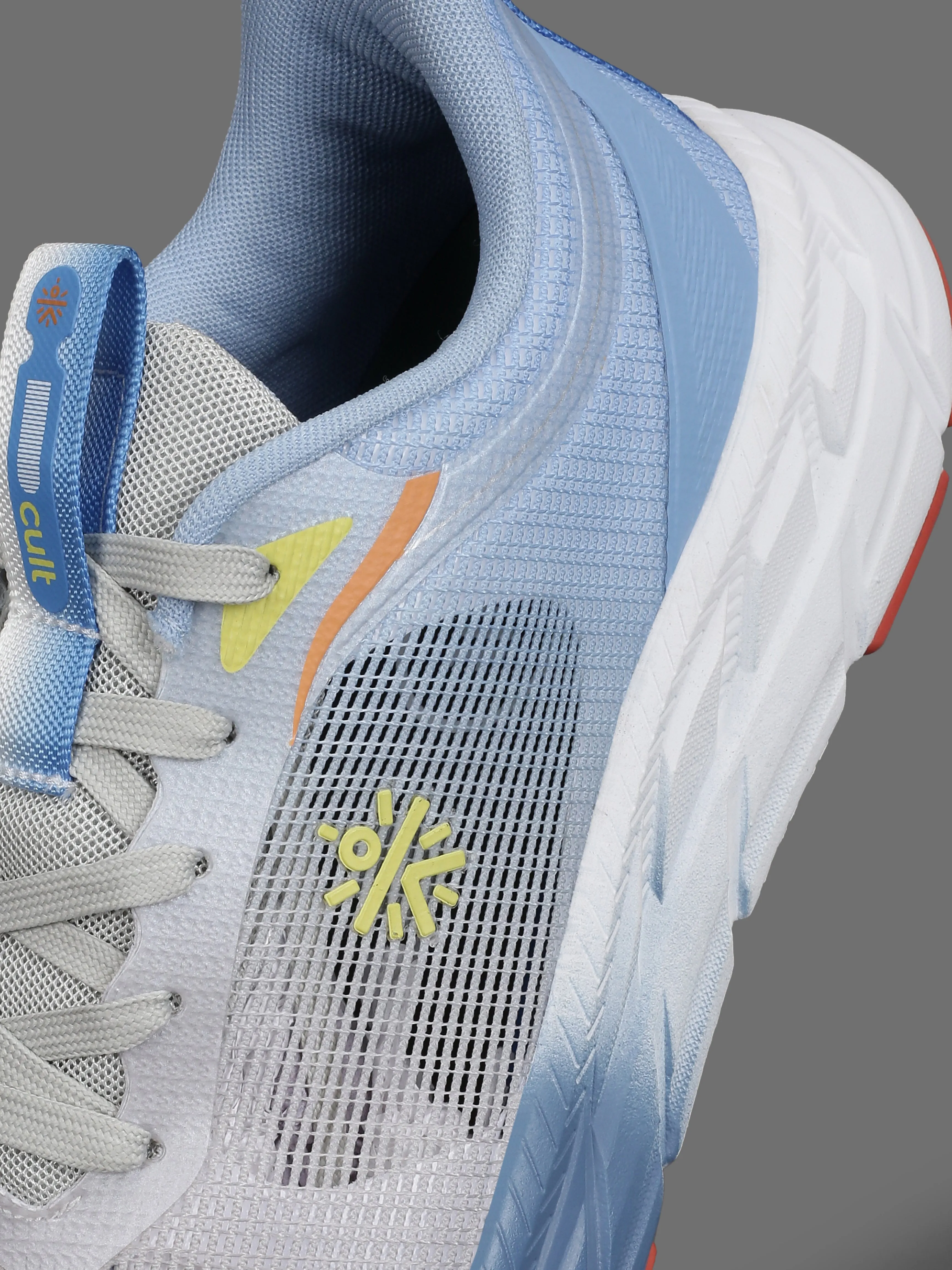 cult Men's Fortis Running Shoes - Grey & Blue