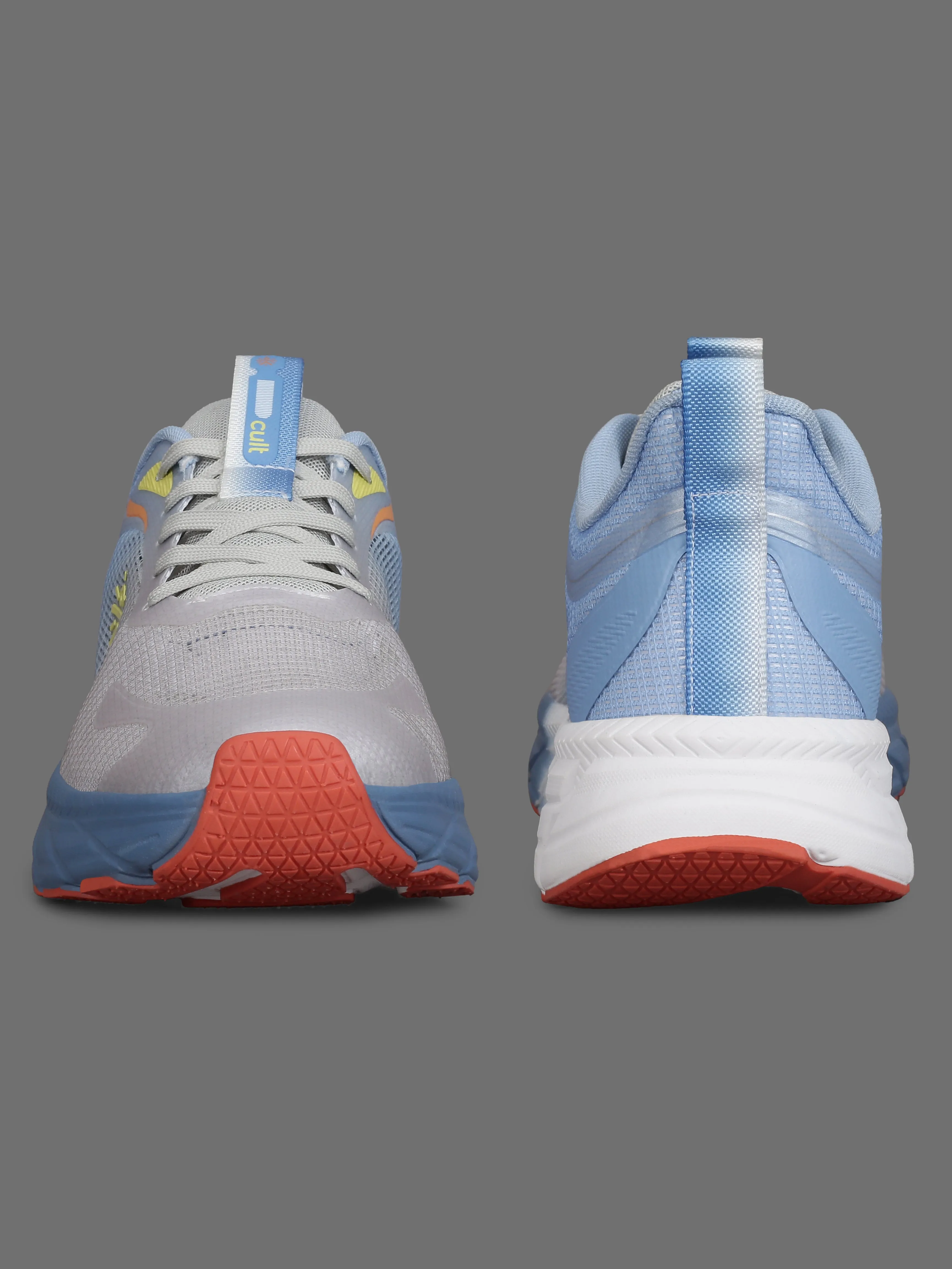 cult Men's Fortis Running Shoes - Grey & Blue