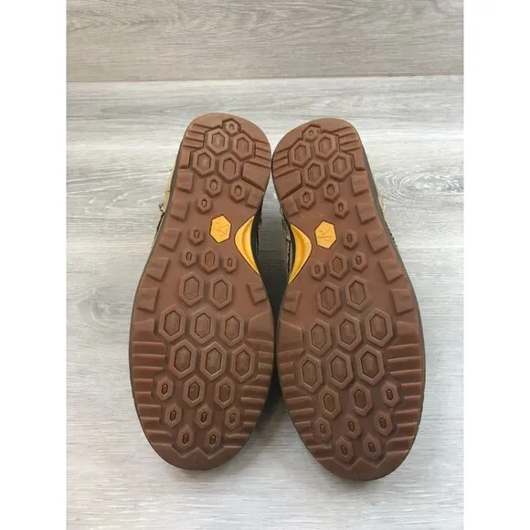 Cushe Lax UM01438 Men 11 Brown Canvas LaceUp Round Toe Comfy Casual Sneaker Shoe