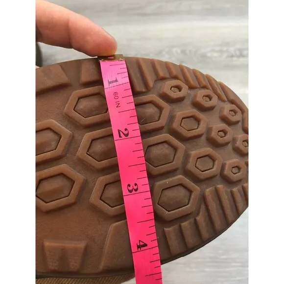 Cushe Lax UM01438 Men 11 Brown Canvas LaceUp Round Toe Comfy Casual Sneaker Shoe