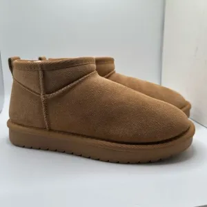 CUSHIONAIRE Women's pull on boot 7 CHESTNUT