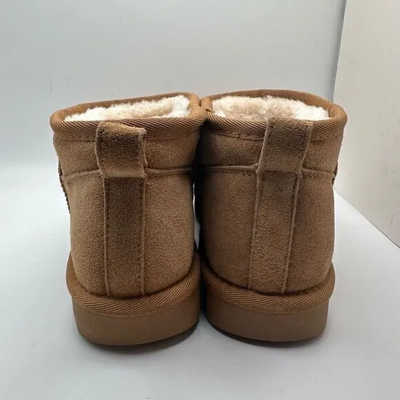 CUSHIONAIRE Women's pull on boot 7 CHESTNUT