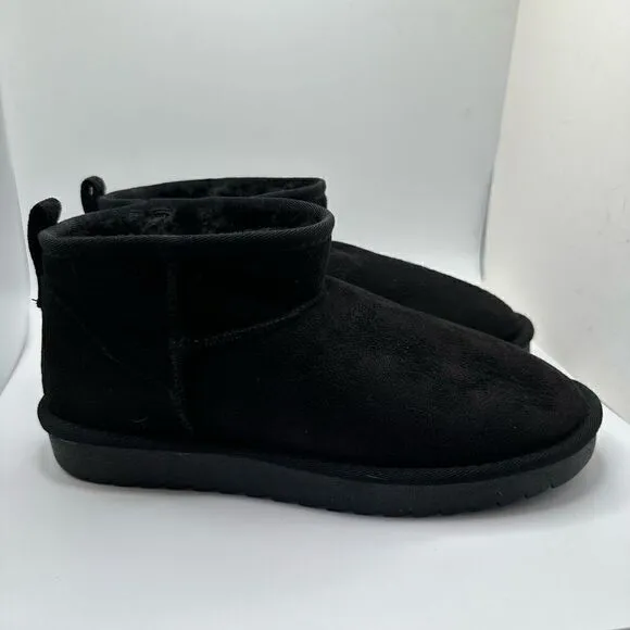 CUSHIONAIRE Women's pull on boot 8.5 BLACK