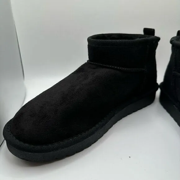 CUSHIONAIRE Women's pull on boot 8.5 BLACK