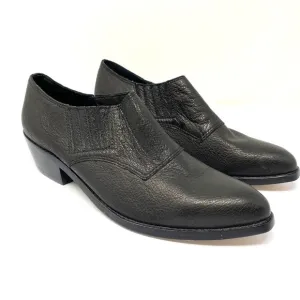 Cynthia Vincent Leather Ankle Boots Black SZ 7.5