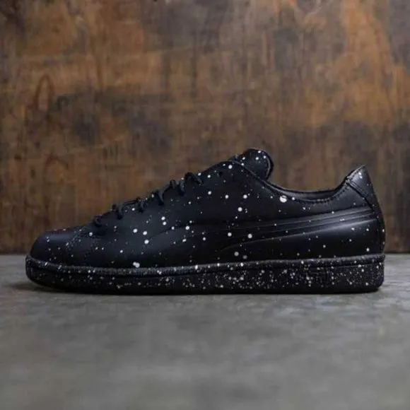 Daily Paper x Puma Match low top black Splatter pack sneakers