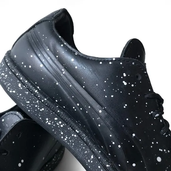 Daily Paper x Puma Match low top black Splatter pack sneakers