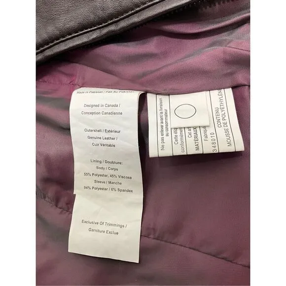 DANIER Leather Moto Jacket
