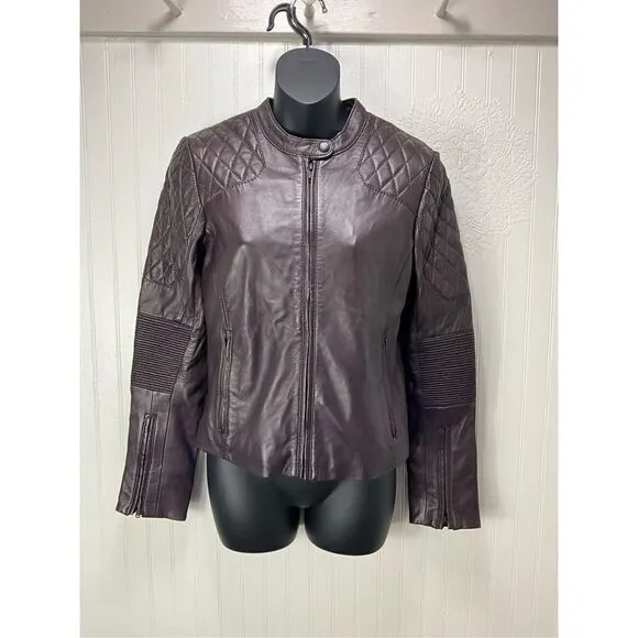 DANIER Leather Moto Jacket